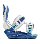 Snowboardové vázání Flow Micron Youth 19/20 bílá/modrá