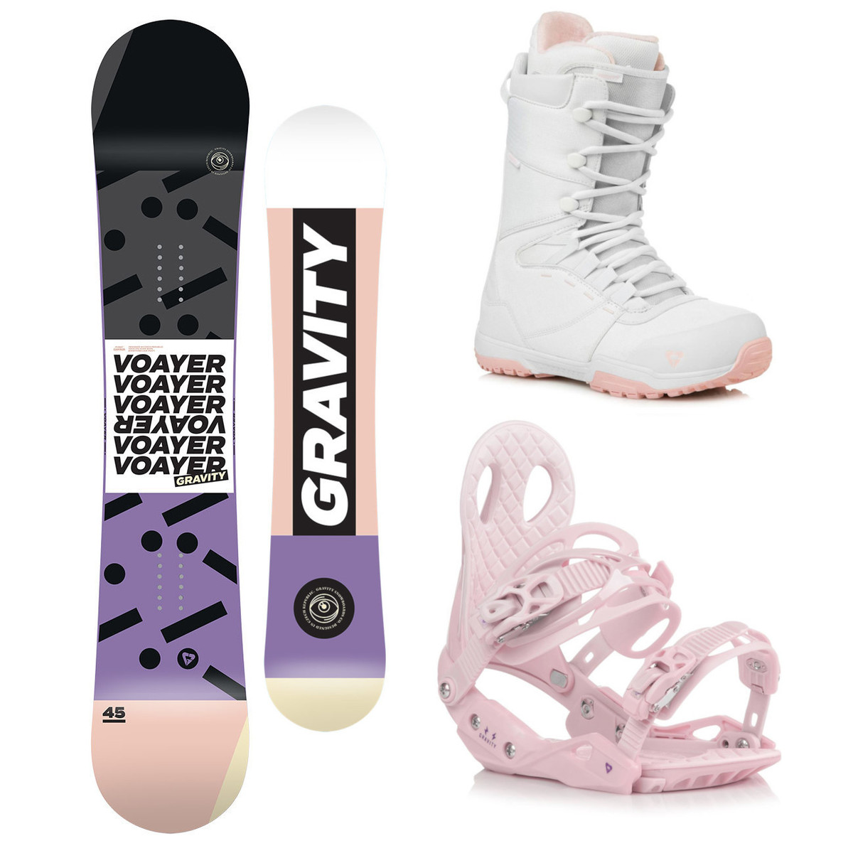 Snowboardový komplet Gravity Voayer 18/19 M (EU 37-42) 150